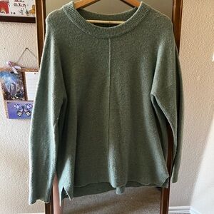 Sea Foam Green Oversized Sweater
